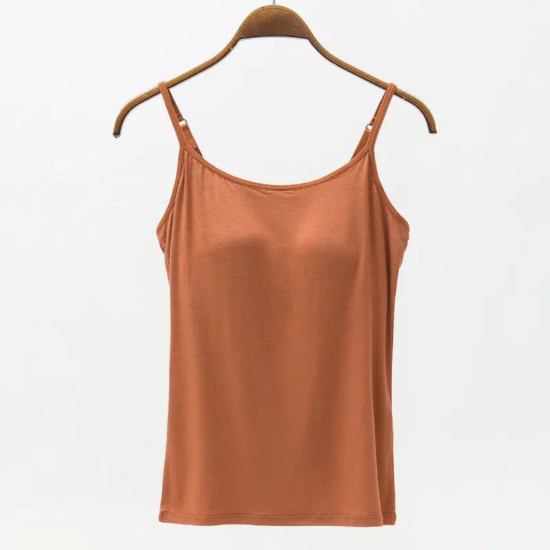 Sleeveless Five-Finger Padded Bra Top
