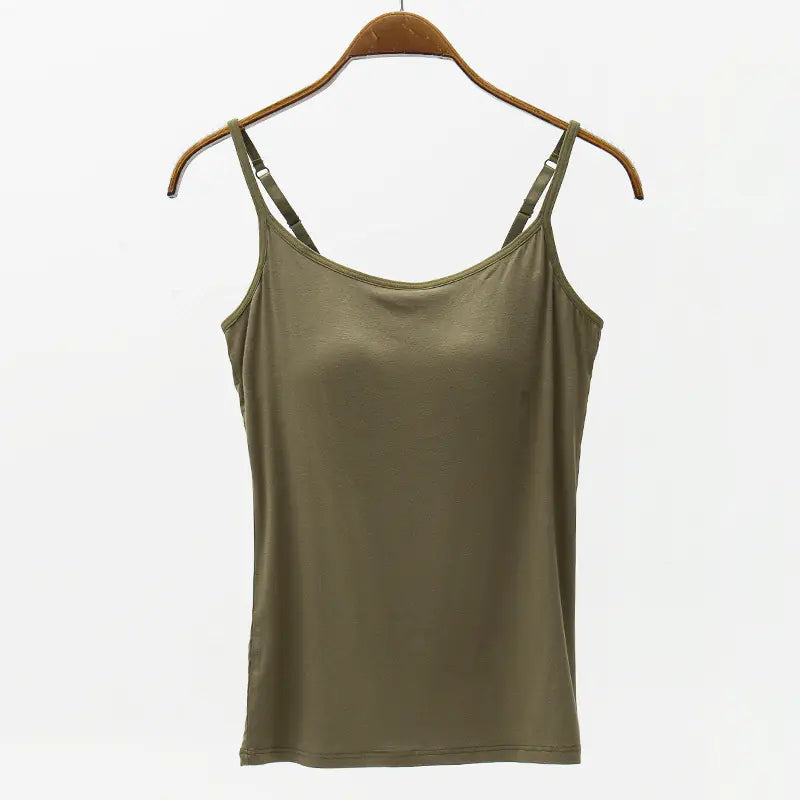 Sleeveless Five-Finger Padded Bra Top
