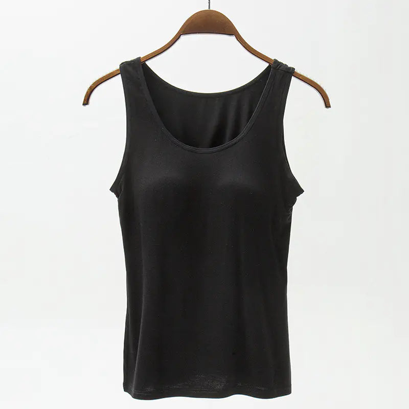 Sleeveless Five-Finger Padded Bra Top
