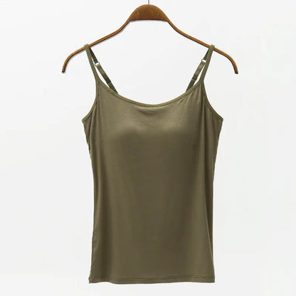 Sleeveless Five-Finger Padded Bra Top