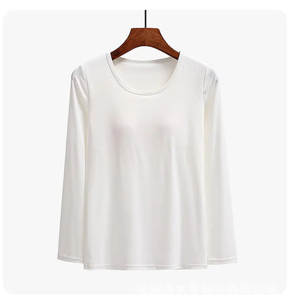 Essential Long Sleeved Top with Built-in Bra