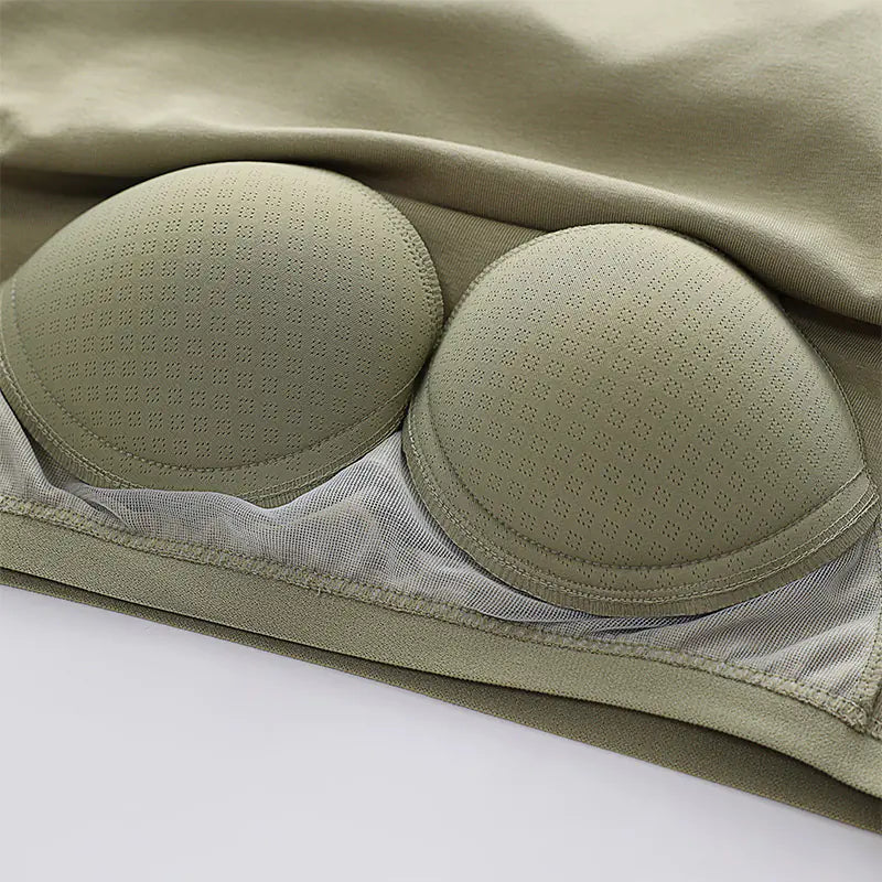 Essential Long Sleeved Top with Built-in Bra