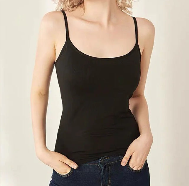 Soft Camisole Top with Built-In Bra