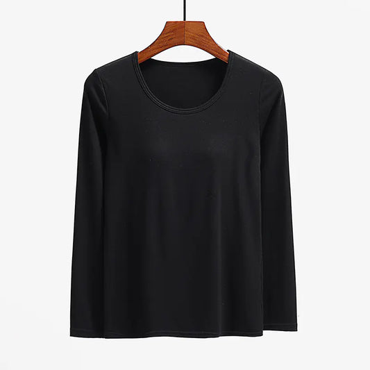 Essential Long Sleeved Top with Built-in Bra