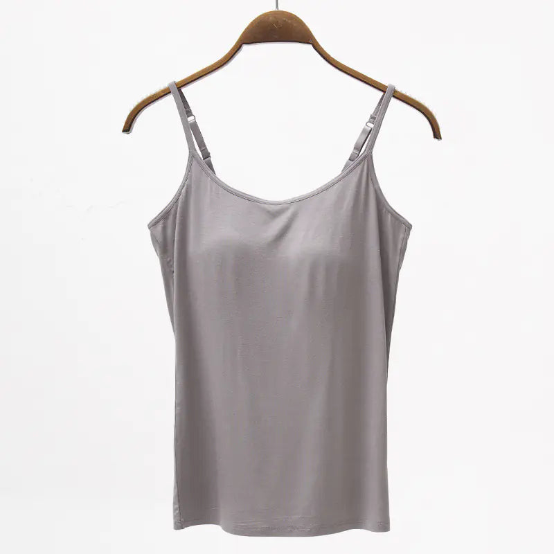Sleeveless Five-Finger Padded Bra Top