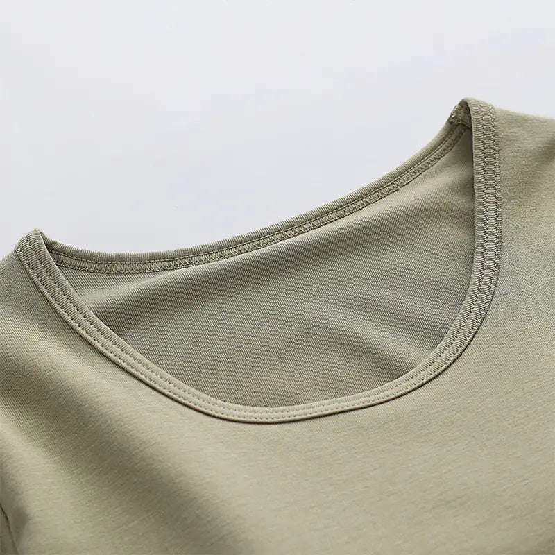 Essential Long Sleeved Top with Built-in Bra