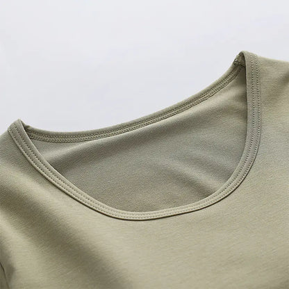 Essential Long Sleeved Top with Built-in Bra