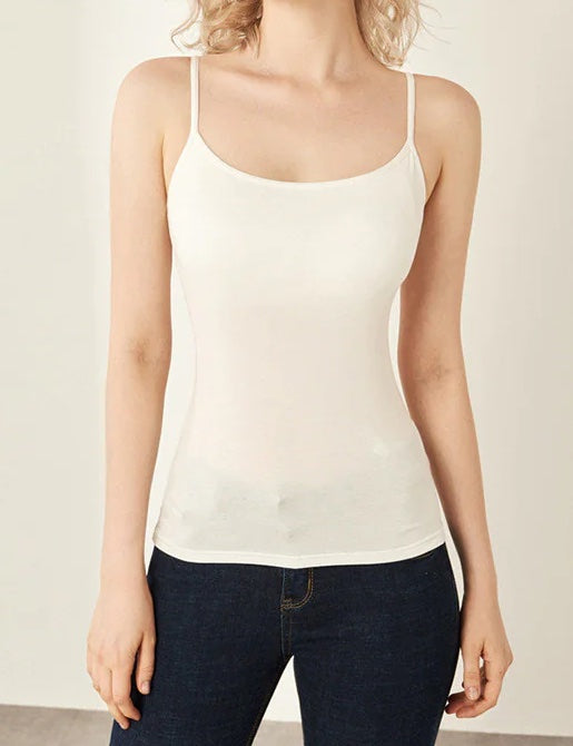 Soft Camisole Top with Built-In Bra